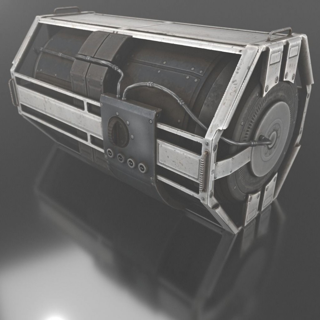 Futuristic Emergency Backup Generator preview image 1